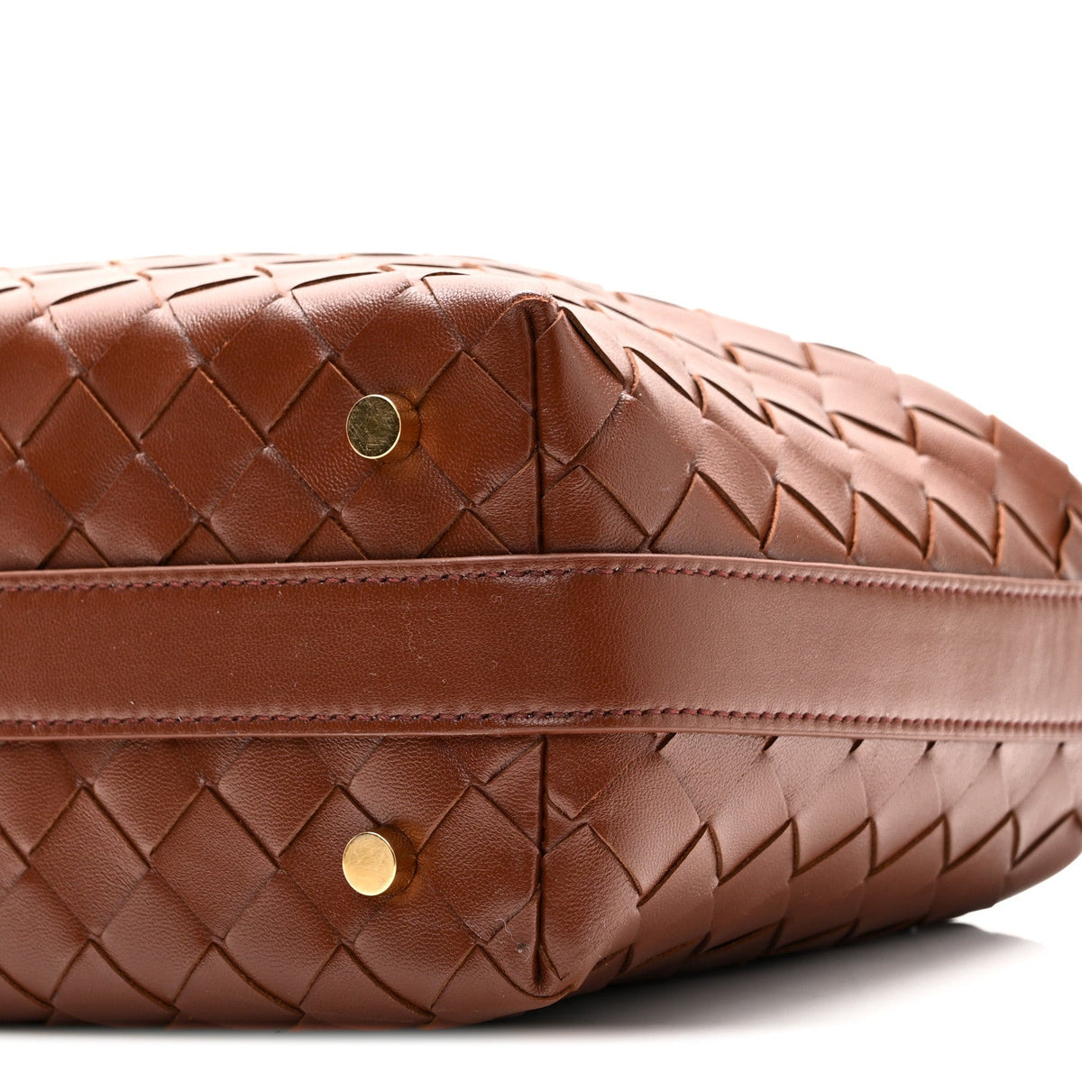 Calfskin Nappa Intrecciato Mini Wallace Sapele