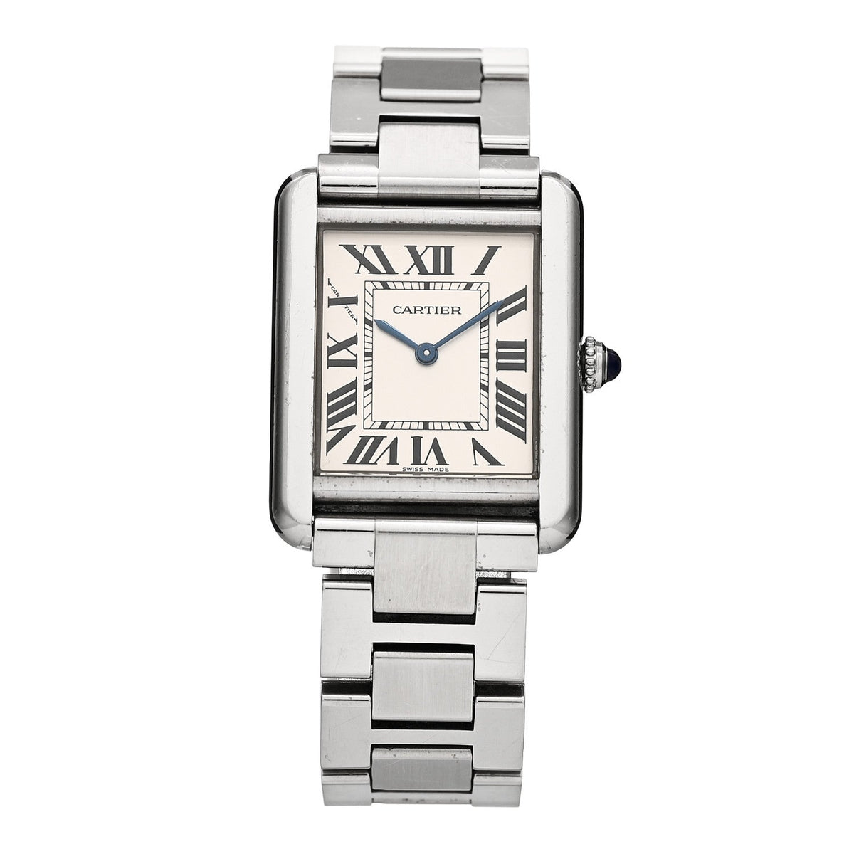 Stainless Steel 24mm Tank Solo Quartz Watch