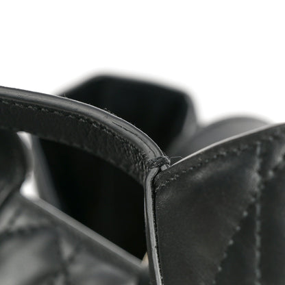 Calfskin Macrocannage Large Toujours Black