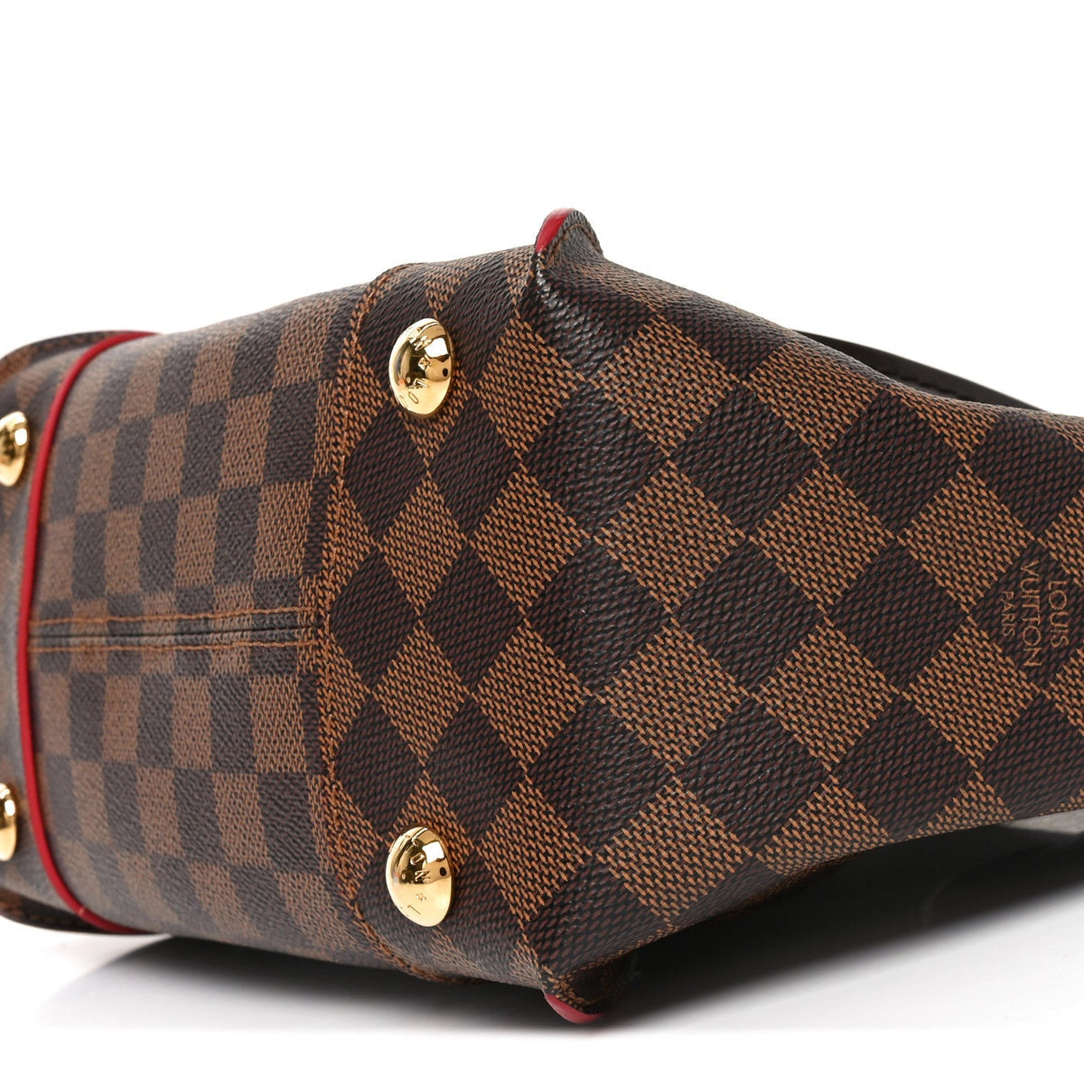 Damier Ebene Caissa Tote PM Cherry
