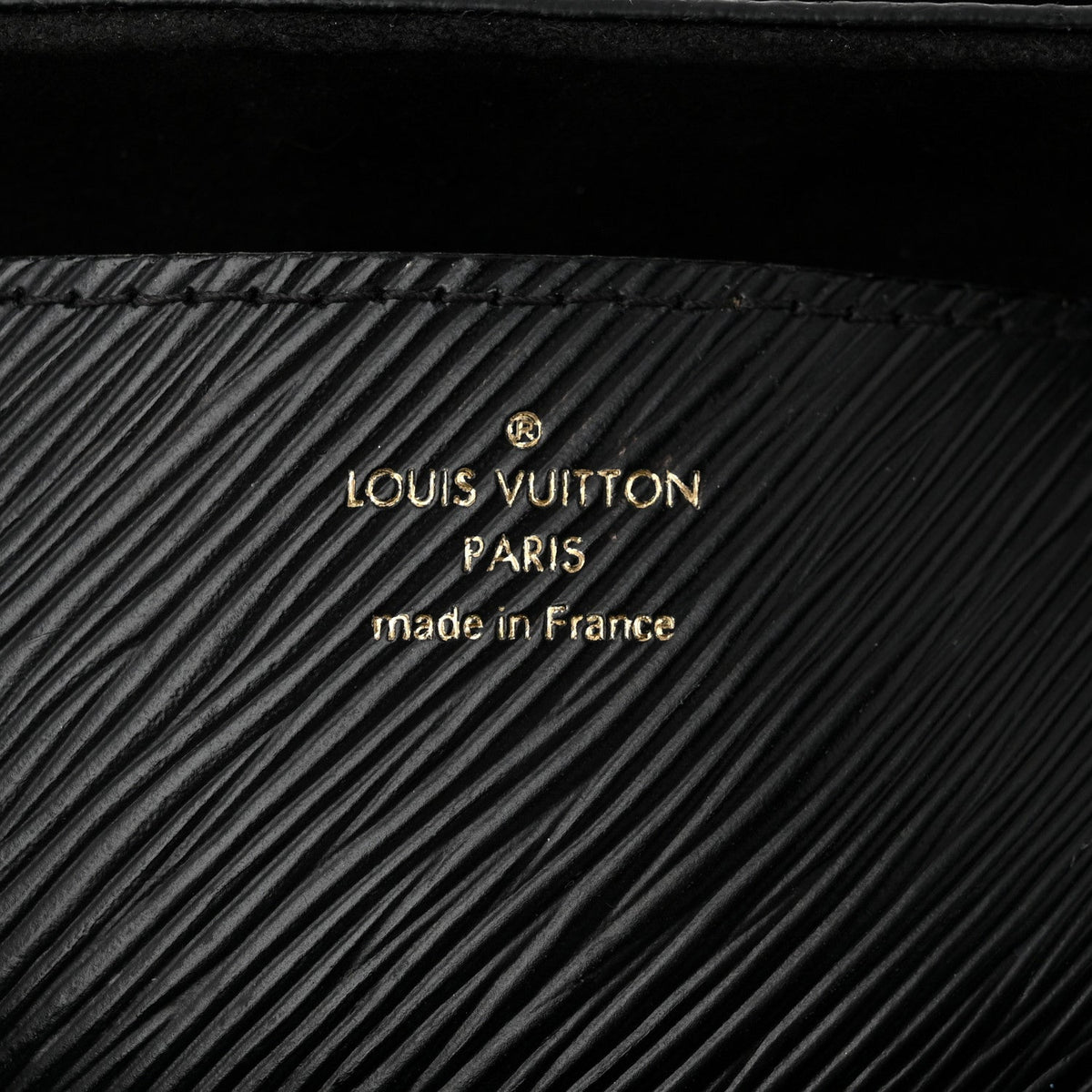 Epi Twist Top Handle Shoulder Bag MM Black