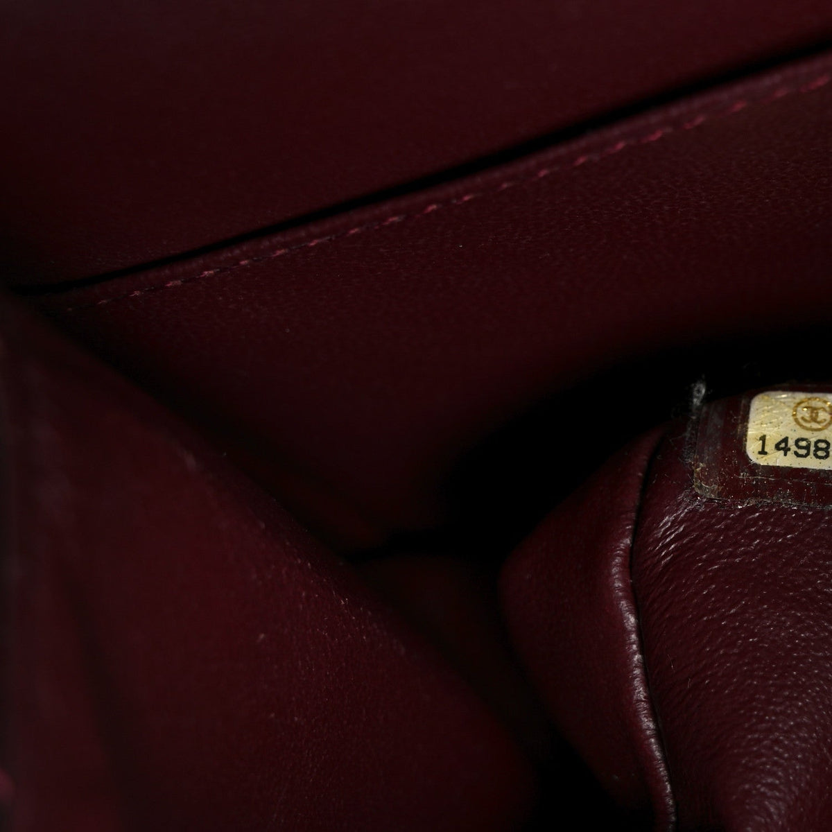 Patent Quilted 2.55 Reissue 226 Flap Burgundy