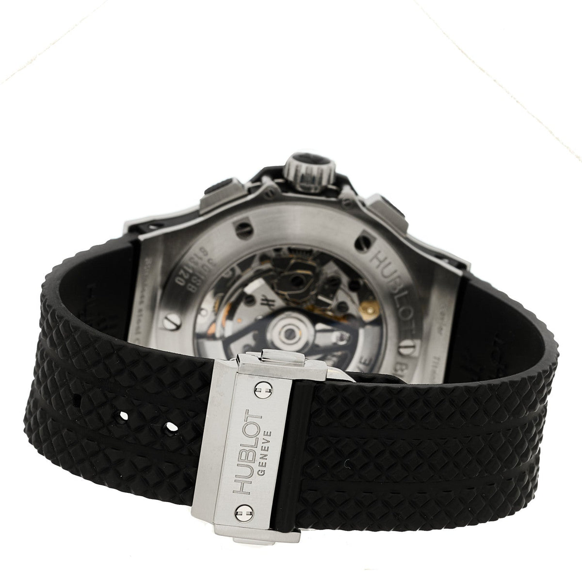 Stainless Steel Ceramic Rubber 44mm Big Bang Automatic Watch Black 301.SB.131.RX