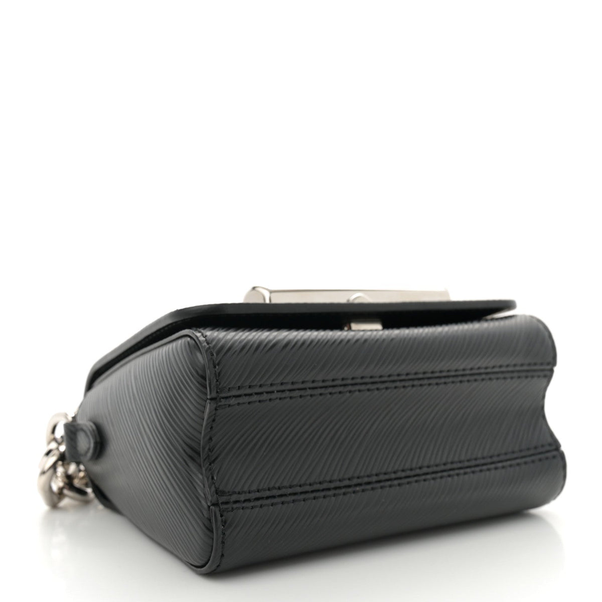 Epi Twist Lock Shoulder Bag XL Black
