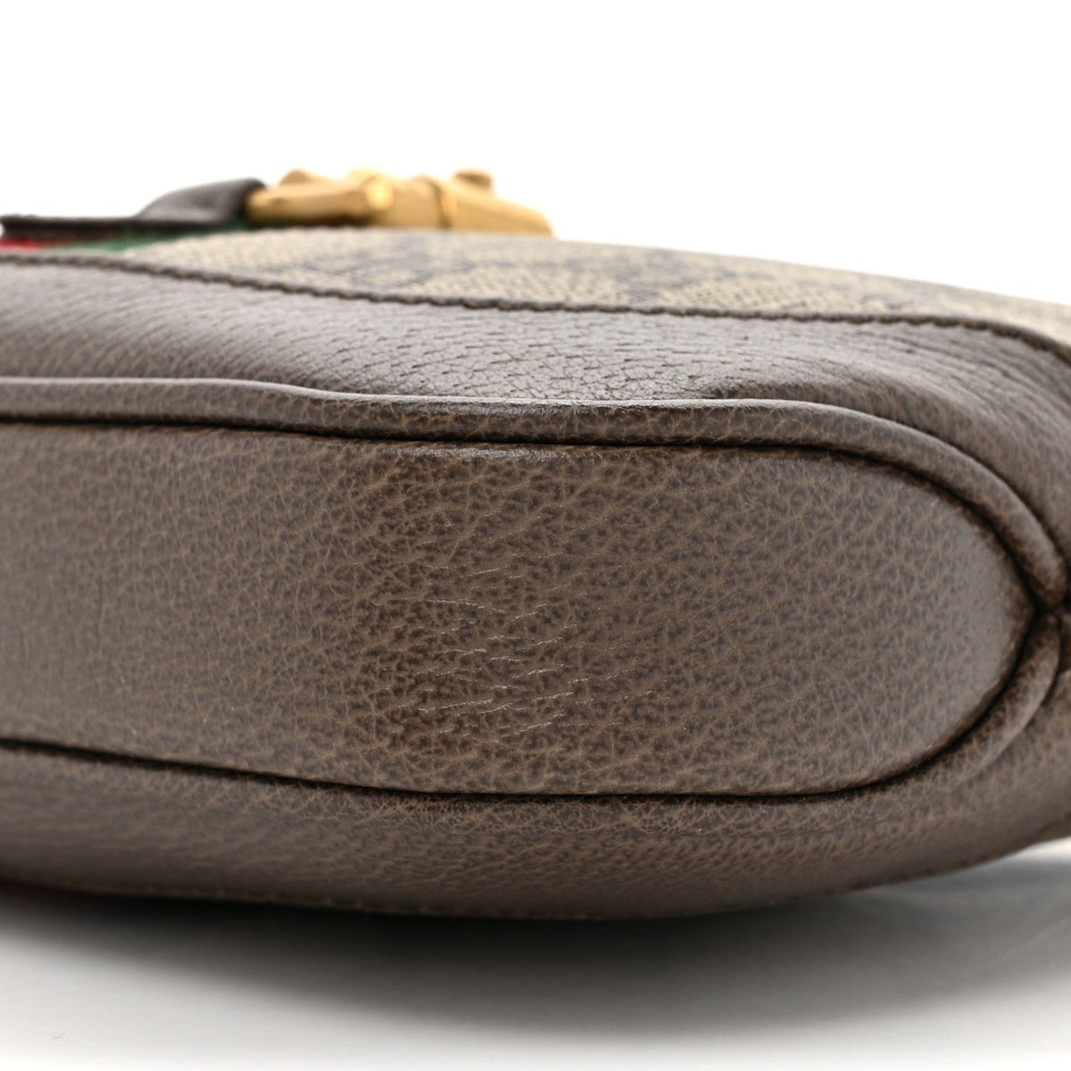 X BALENCIAGA BB Supreme Monogram Calfskin Web Mini Jackie 1961 Hobo Beige Ebony