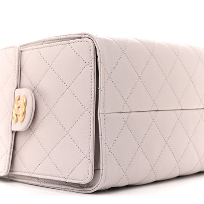 Caviar Quilted Small Chanel 25 Handbag Lilas Lilac