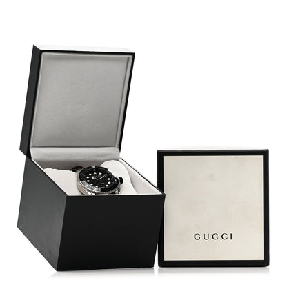 Stainless Steel Nylon 45mm Dive Quartz Watch Black