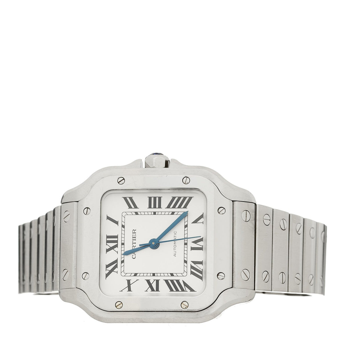 Stainless Steel 35mm Santos de Cartier Automatic Watch