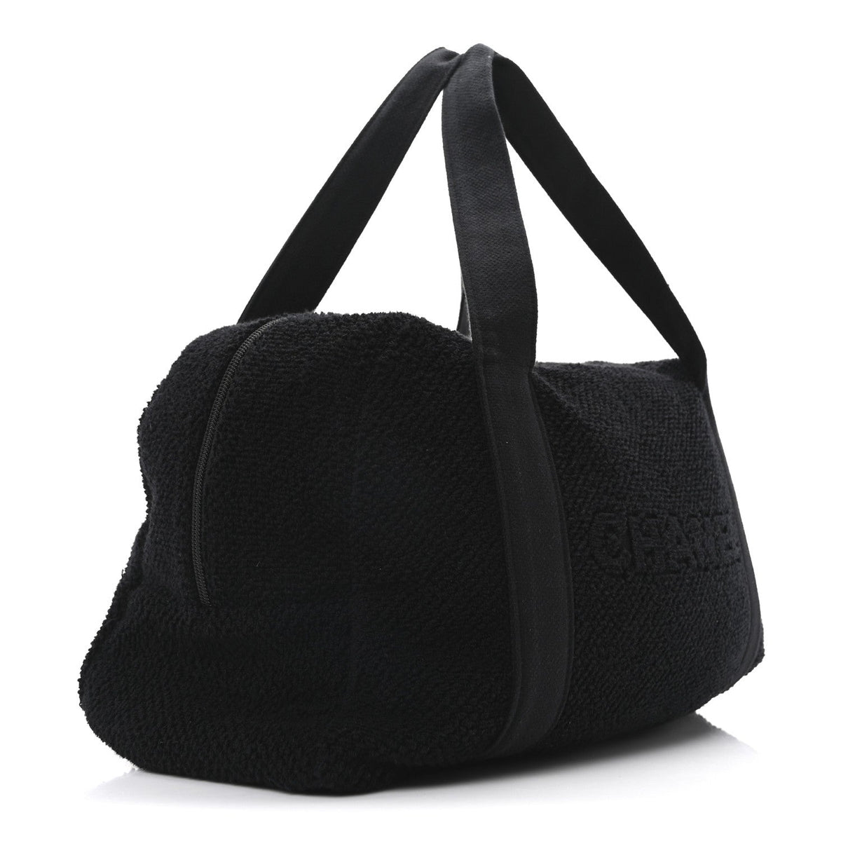 Terry Cotton CC Beach Duffel Towel Set Black