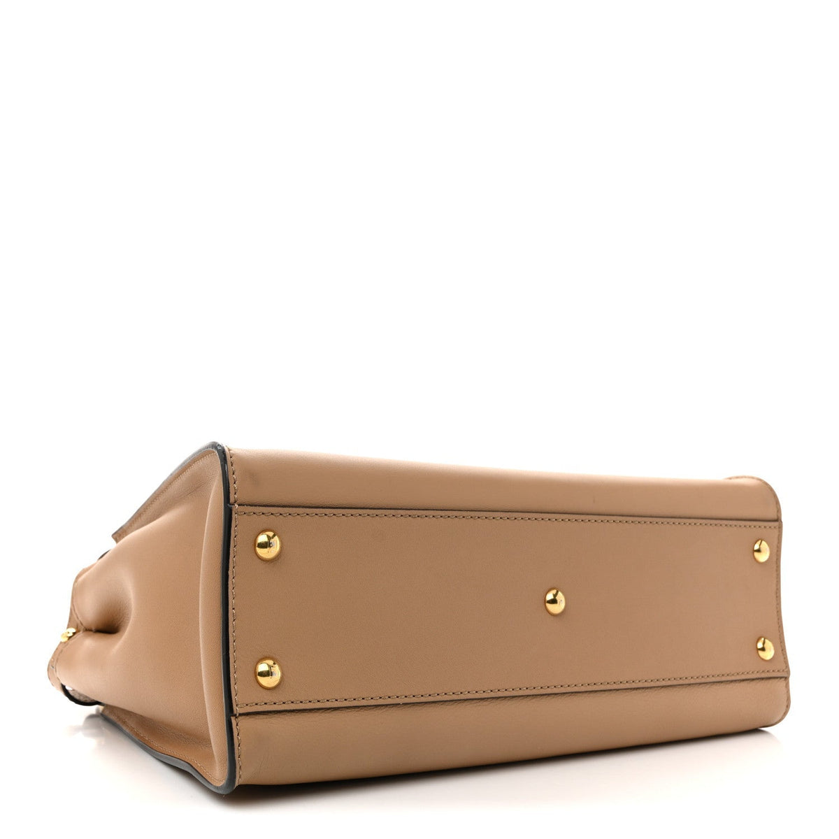 Vitello Seta Medium Peekaboo Iconic Satchel Cuoio
