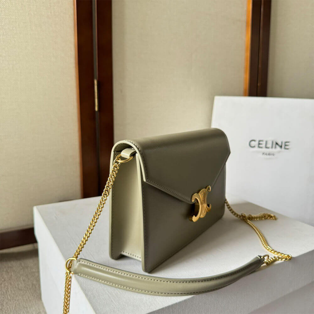 WALLET ON CHAIN MARGO in Shiny calfskin