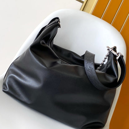 LOUIS VUITTON VAGABOND HOBO LV NIGHT BLACK 48CM M13986