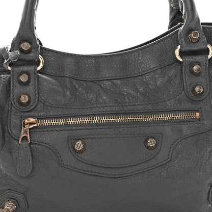 Agneau Giant 12 Rose Gold Hardware Town Gris Tarmac