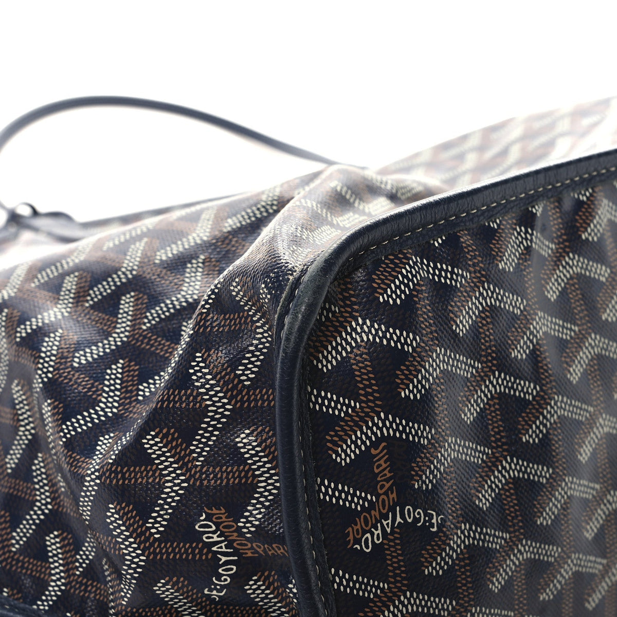 Goyardine Reversible Anjou GM Navy