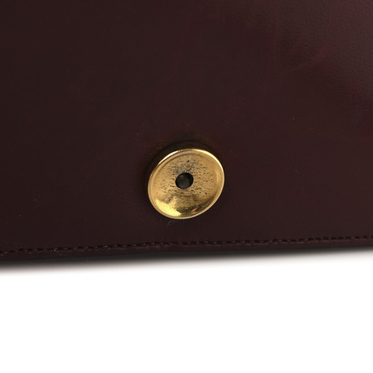 Lambskin Quilted Small Single Flap Bordeaux