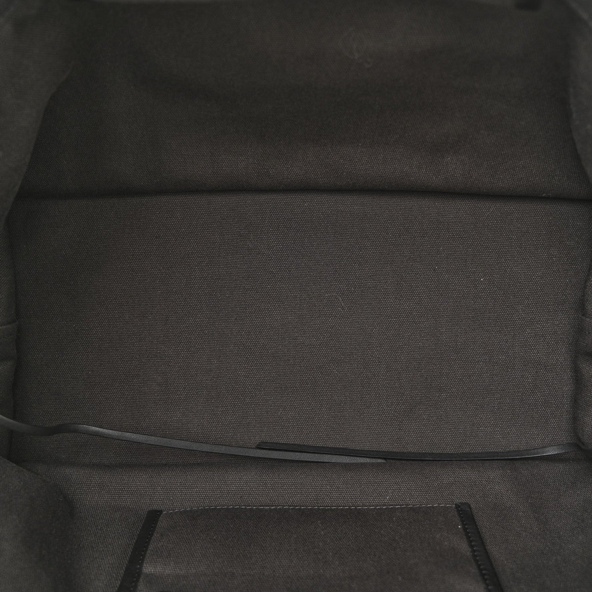 Cotton Twill East West Idaho Tote Dark Grey