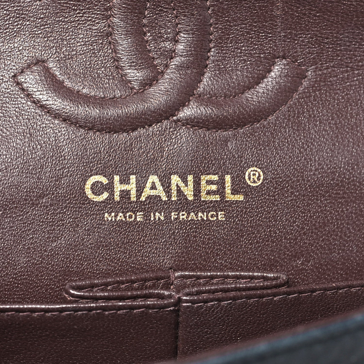 Lambskin Quilted Small Double Flap Black