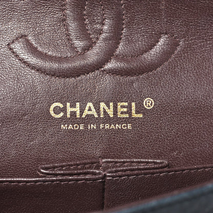 Lambskin Quilted Small Double Flap Black