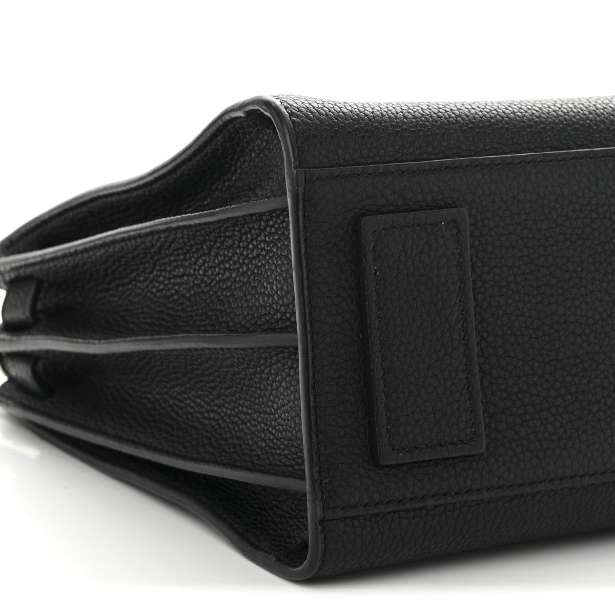Grained Calfskin Baby Sac De Jour Souple Black