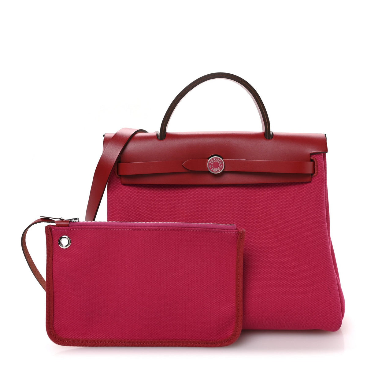 Toile Militaire Vache Hunter Laque Herbag Zip Retourne 31 PM Rose Mexico Rouge Piment