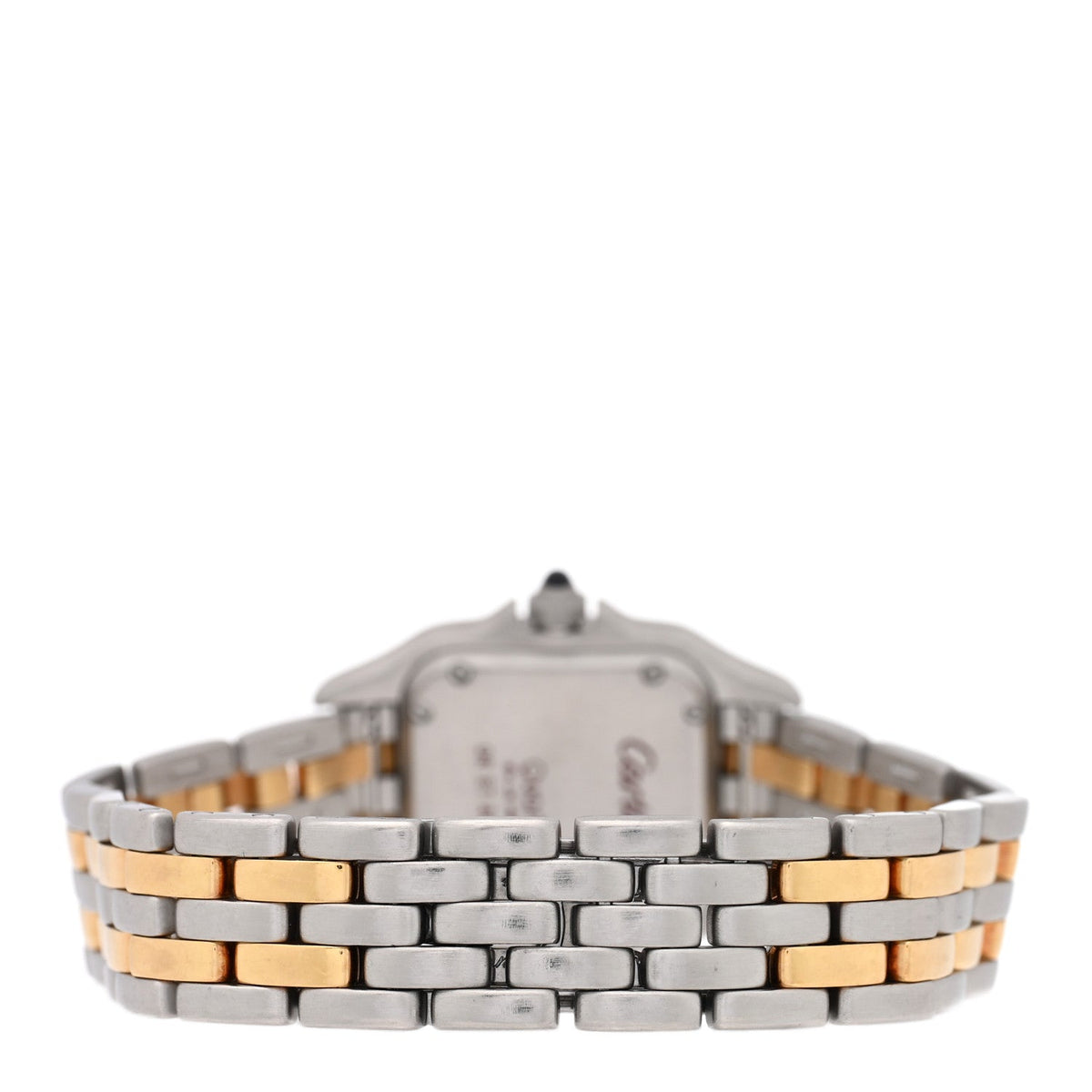 Stainless Steel 18K Yellow Gold 22mm Panthere Quartz Watch