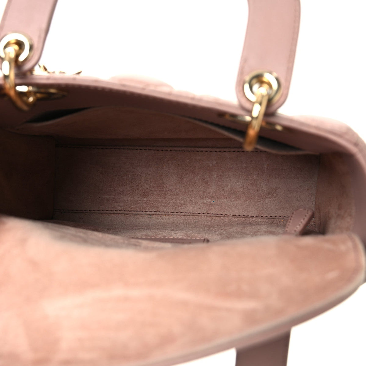 Lambskin Cannage Small My ABCDior Lady Dior Blush