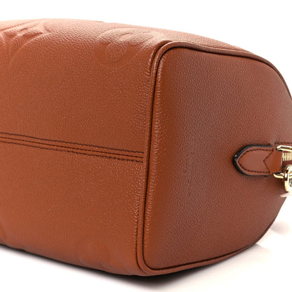 Empreinte Monogram Giant Speedy Bandouliere 25 Cognac