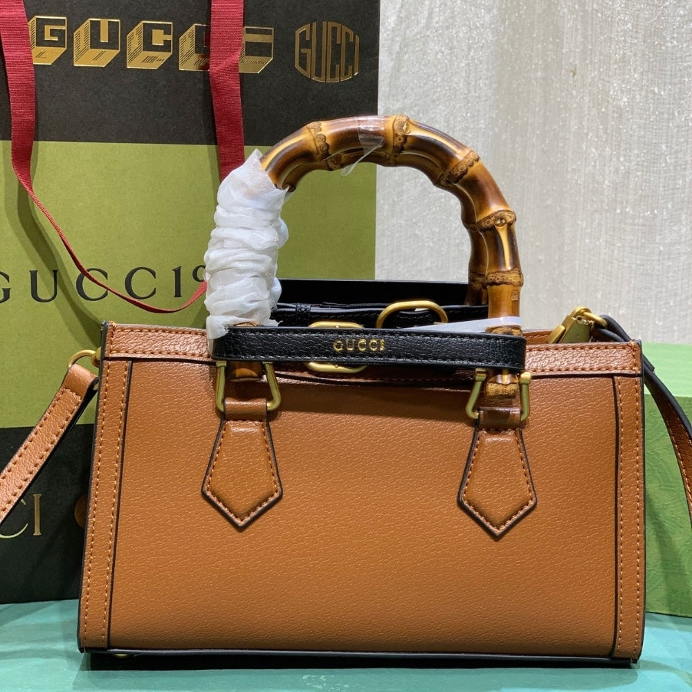GUCCI DIANA MINI TOTE CUIR LEATHER 27CM