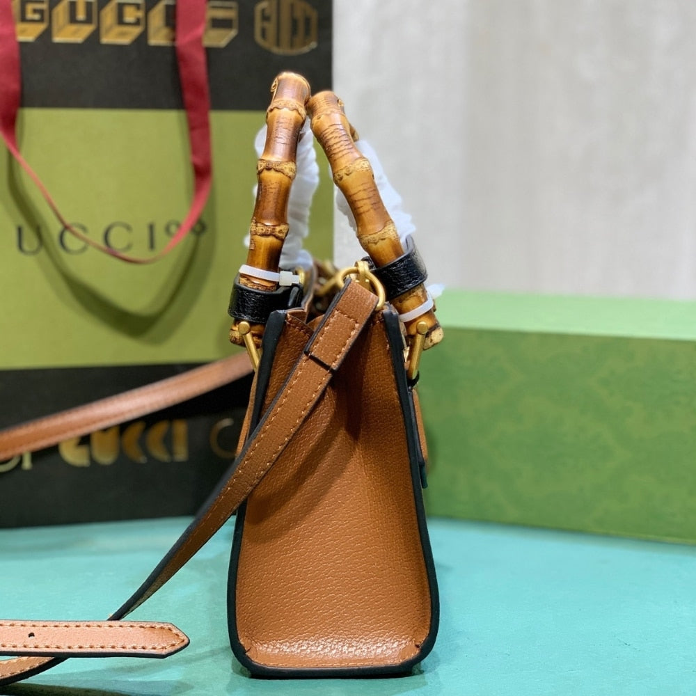 GUCCI DIANA MINI TOTE CUIR LEATHER 27CM
