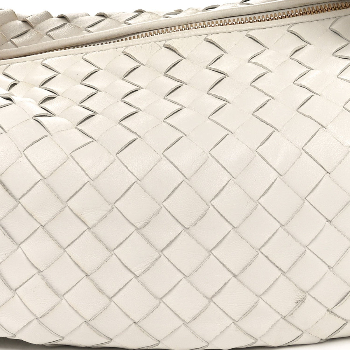 Nappa Intrecciato Teen Jodie Hobo White