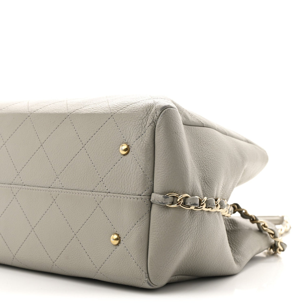 Bullskin Stitched Large Shopping Bag Grey