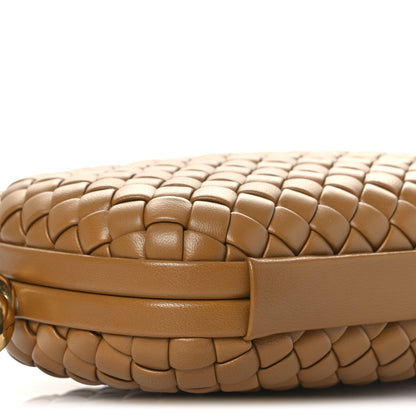 Calfskin Intrecciato Knot On Strap Camel
