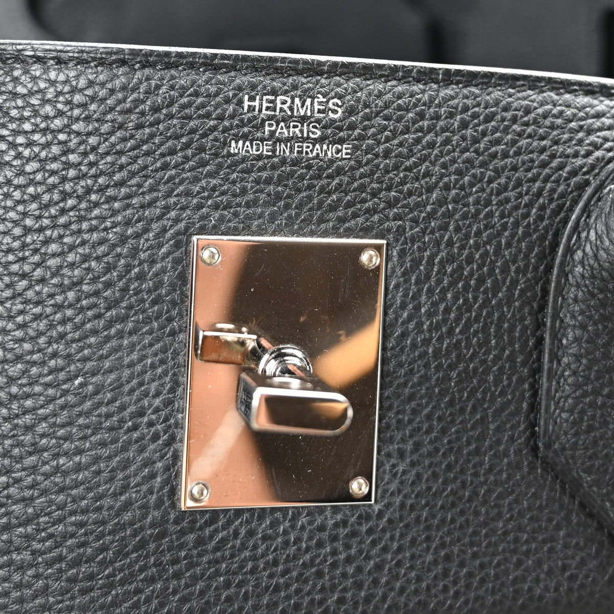 Togo Toile HAC Travel Birkin 40 Black