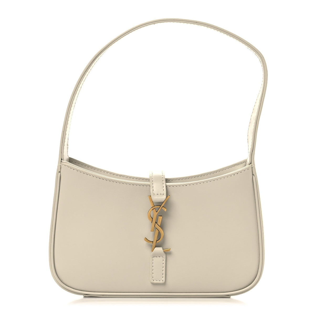 Smooth Calfskin Le 5 A 7 Mini Hobo Crema Soft