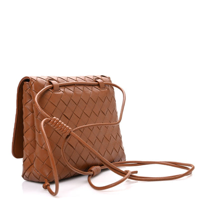 Nappa Intrecciato Mini Crossbody Bag Wood