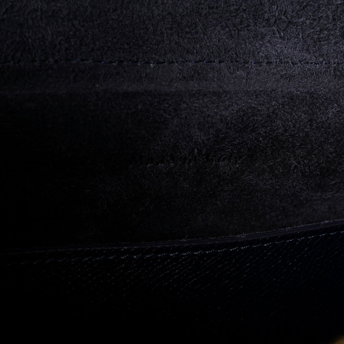 Grained Calfskin Micro Belt Bag Midnight
