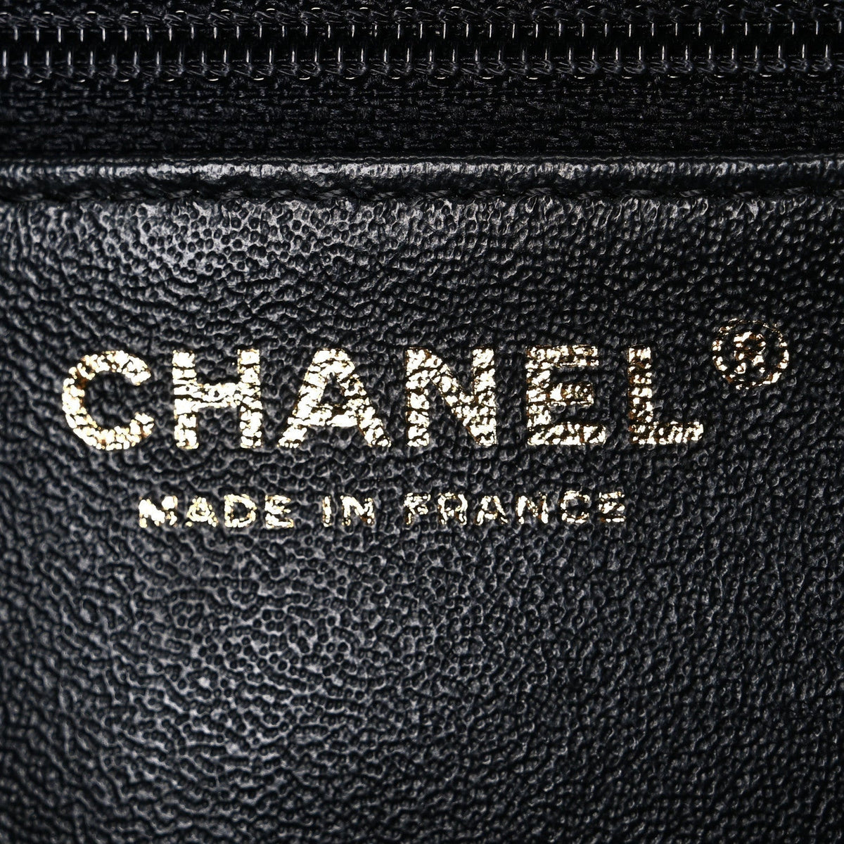 Caviar Quilted Flap Clutch Black
