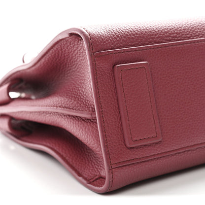Grained Calfskin Nano Sac De Jour Souple Mystic Rose