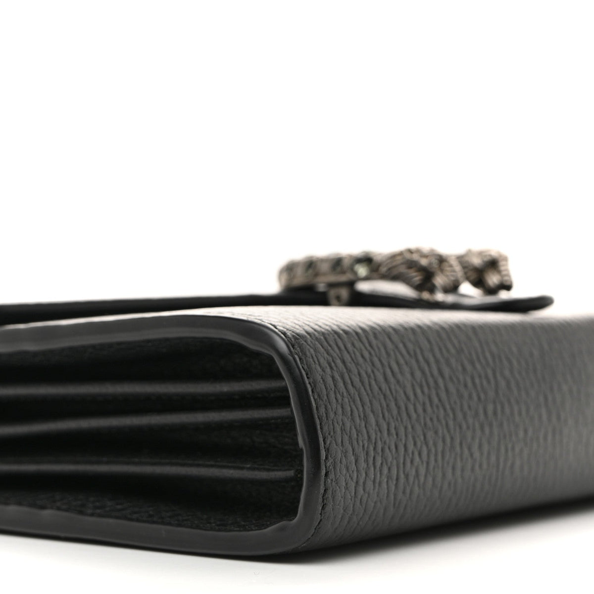 Calfskin Mini Dionysus Chain Wallet Black