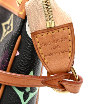 Monogram Multicolor Pochette Accessories Black