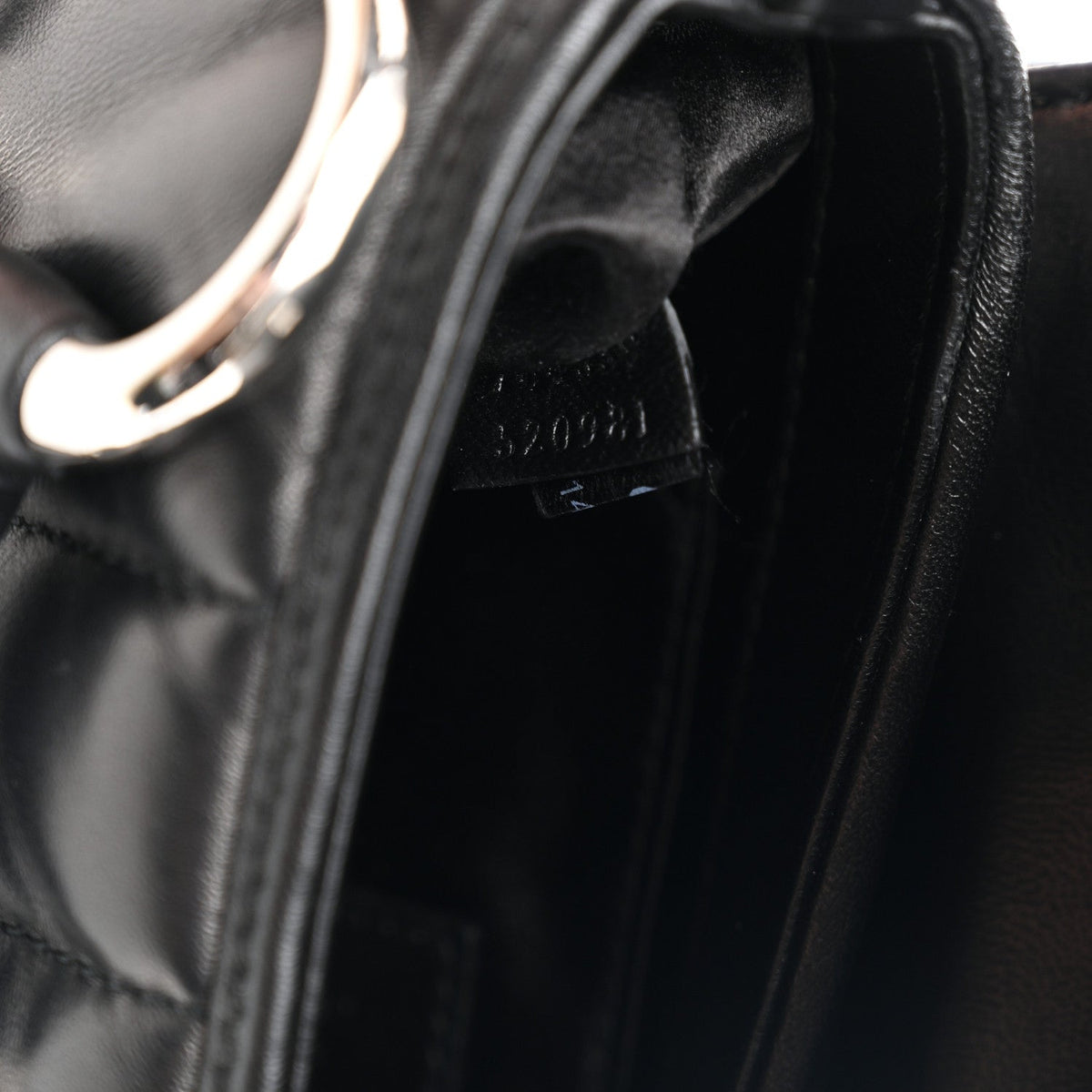 Nappa Vertical Matelasse Small Maxi Horsebit Chain Shoulder Bag Black