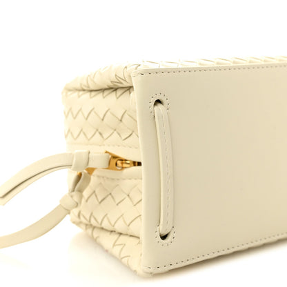 Nappa Intrecciato Tokyo Top Handle Bag Sea Salt