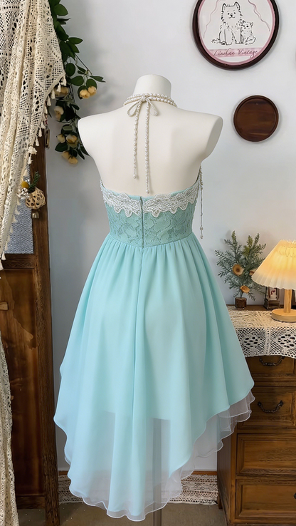 Beauty Homecoming Dress Strapless Hi-Lo Back to School Outfits Party Dress  D6540