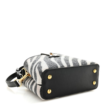 Swarovski Calfskin Capucines Mini Zebra