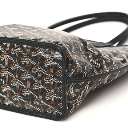 Goyardine Reversible Mini Anjou Black