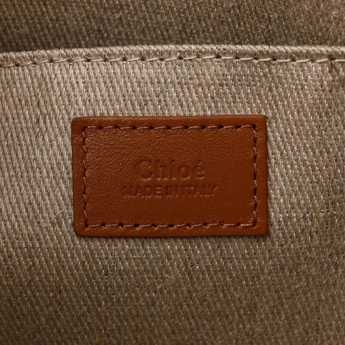 Calfskin Medium Woody Tote Caramel