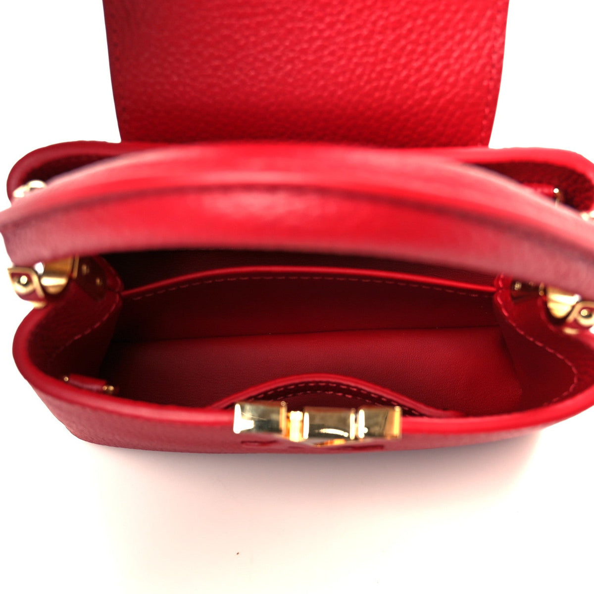 Taurillon Mini Capucines Scarlet