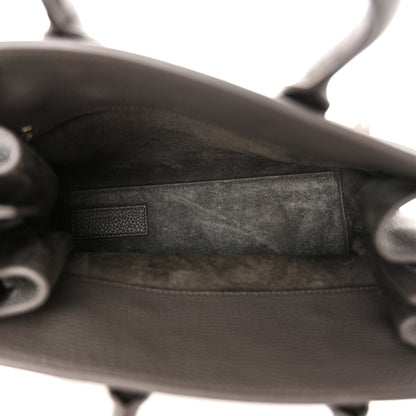 Grained Calfskin Nano Supple Sac De Jour Fog