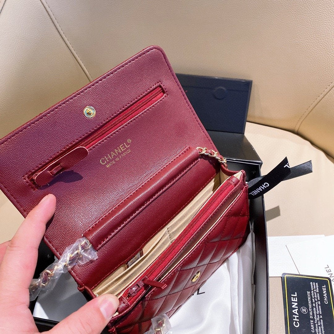 CHANEL WOC MINI RED