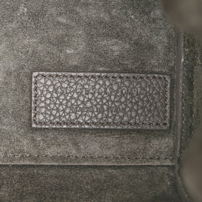 Grained Calfskin Nano Supple Sac De Jour Fog